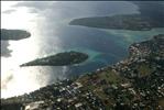 Aerial view of Port Vila and Iririki Resort